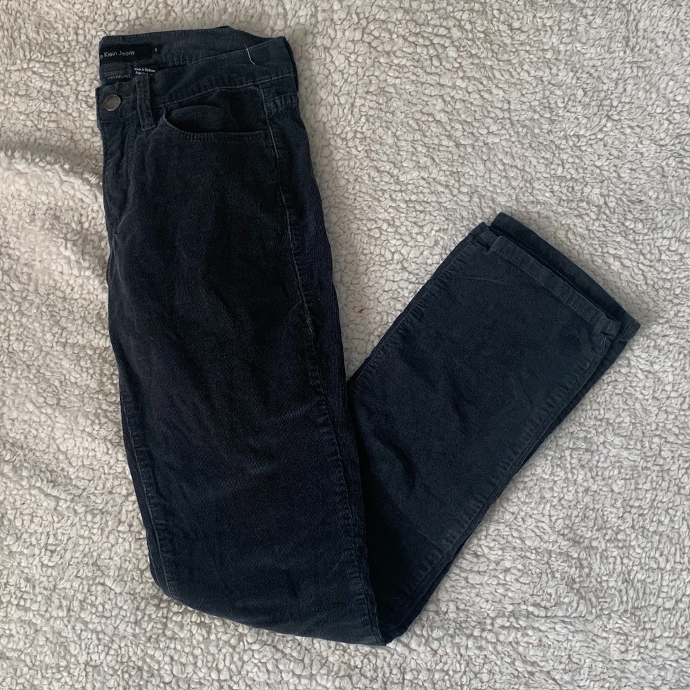 Calvin Klein Jeans Navy Blue Corduroy Pants